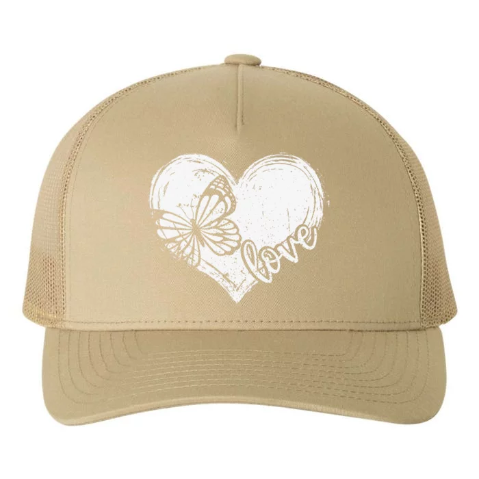 Cute Butterfly Monarchs Lovers Entomologist Women Love Yupoong Adult 5-Panel Trucker Hat