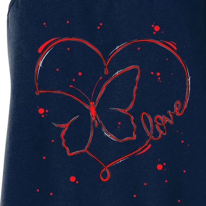 Cute Butterfly Monarchs Lovers Entomologist Women Women's Racerback Tank