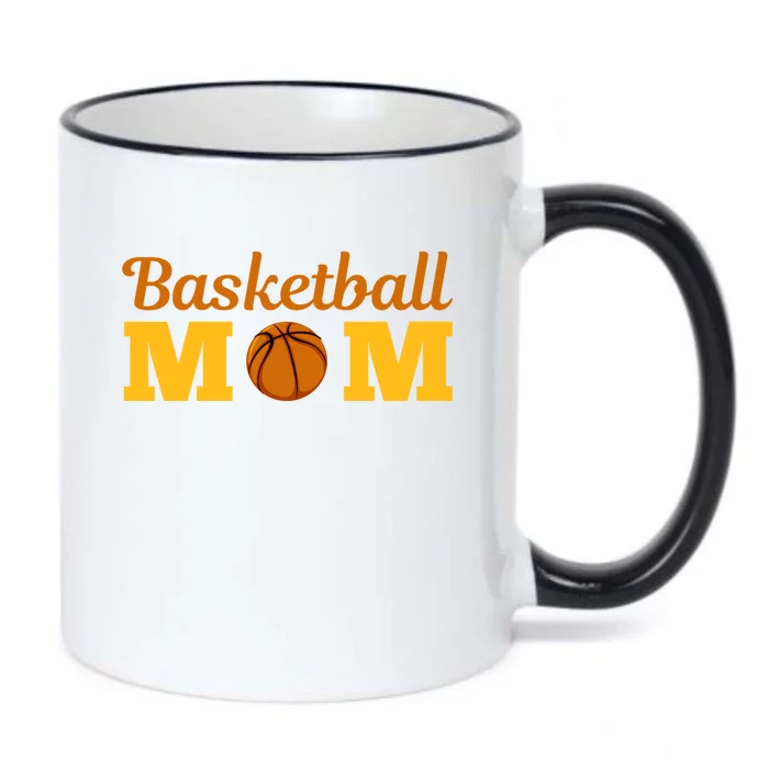 Cute Basketball Mom Novelty Sports Mother's Day Cool Gift Black Color Changing Mug