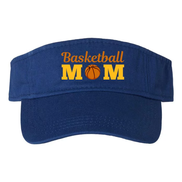 Cute Basketball Mom Novelty Sports Mother's Day Cool Gift Valucap Bio-Washed Visor