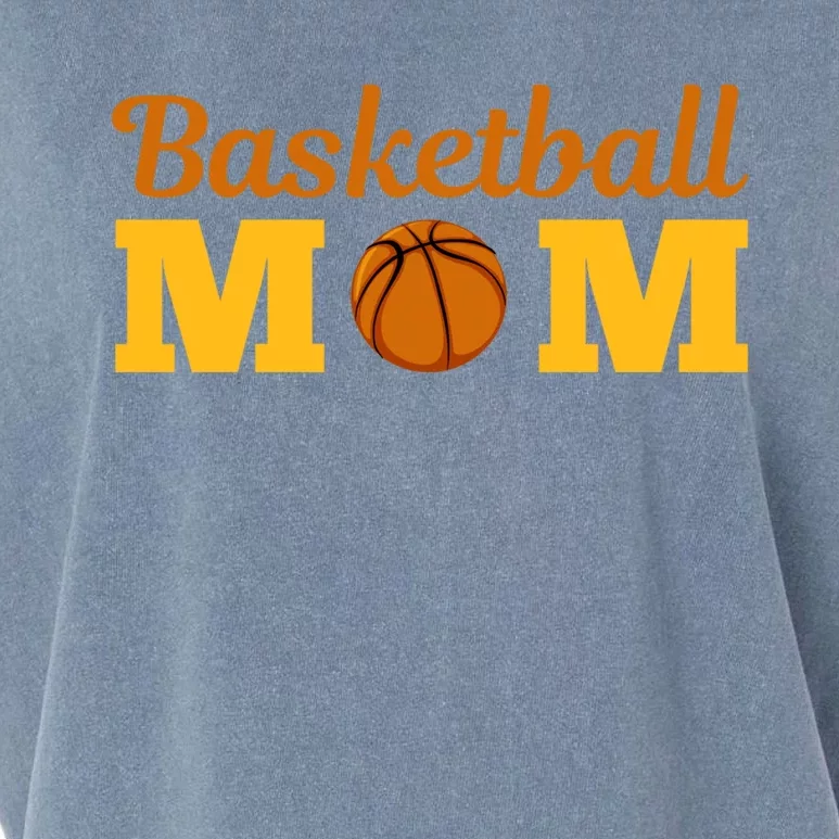 Cute Basketball Mom Novelty Sports Mother's Day Cool Gift Garment-Dyed Women's Muscle Tee