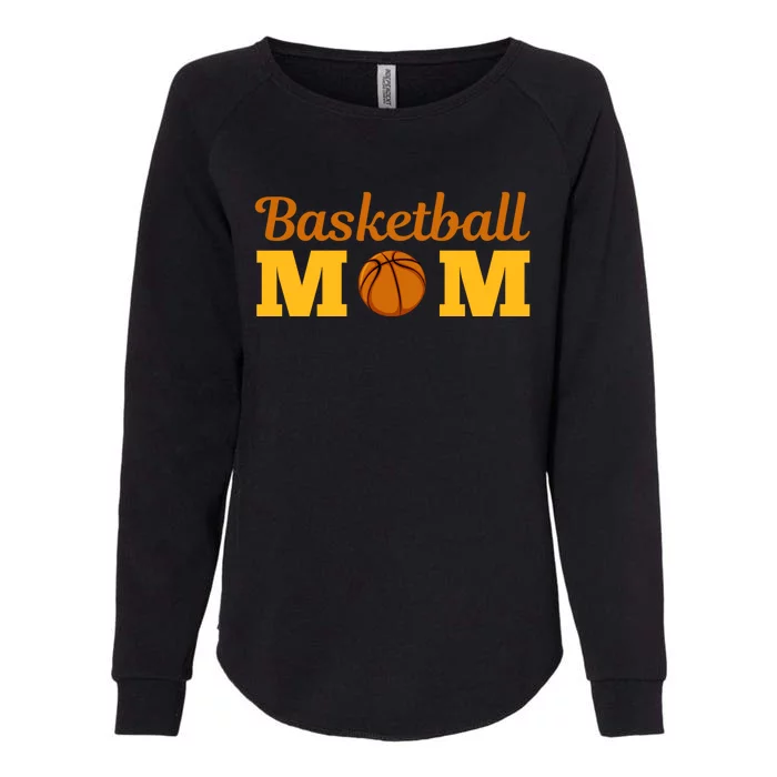 Cute Basketball Mom Novelty Sports Mother's Day Great Gift Womens California Wash Sweatshirt