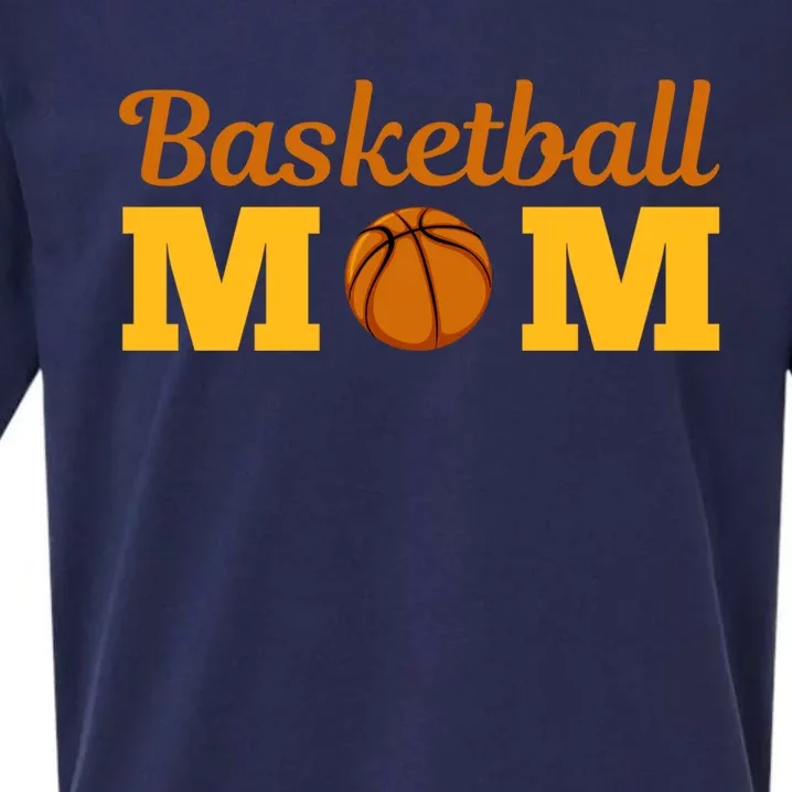 Cute Basketball Mom Novelty Sports Mother's Day Great Gift Sueded Cloud Jersey T-Shirt