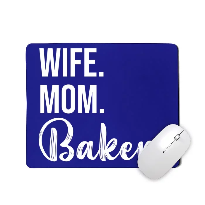 Cute Baking Mom Design Pastry Chef Wife Gift Mousepad