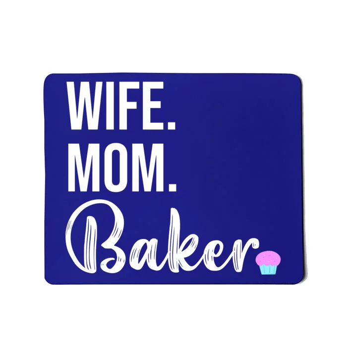 Cute Baking Mom Design Pastry Chef Wife Gift Mousepad