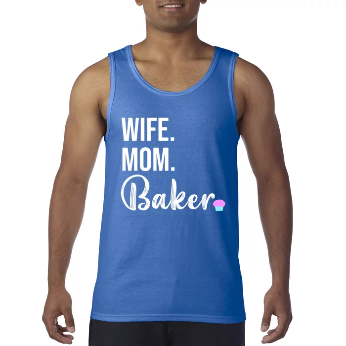 Cute Baking Mom Design Pastry Chef Wife Gift Tank Top