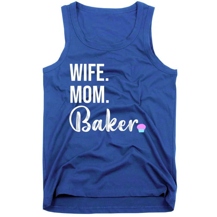 Cute Baking Mom Design Pastry Chef Wife Gift Tank Top