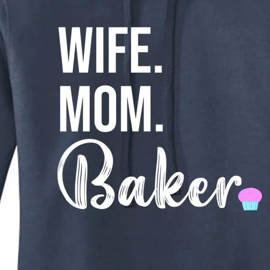 Cute Baking Mom Design Pastry Chef Wife Gift Women's Pullover Hoodie