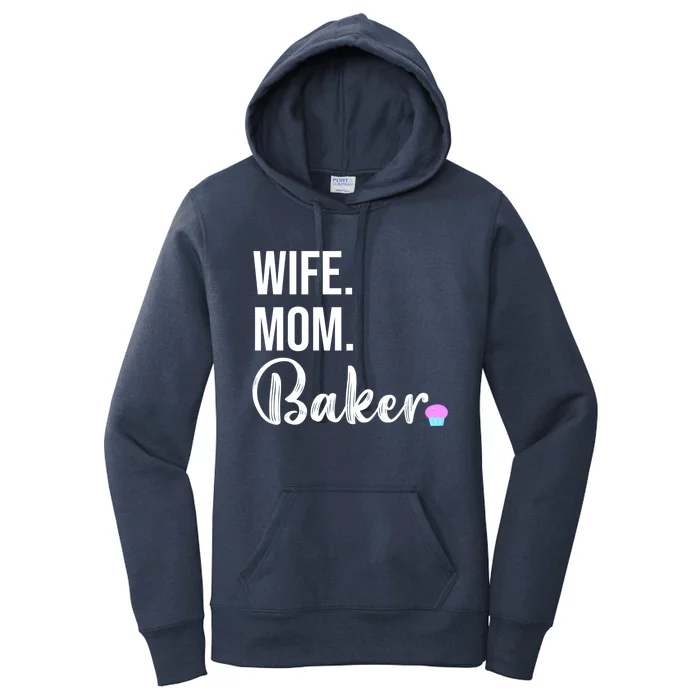 Cute Baking Mom Design Pastry Chef Wife Gift Women's Pullover Hoodie