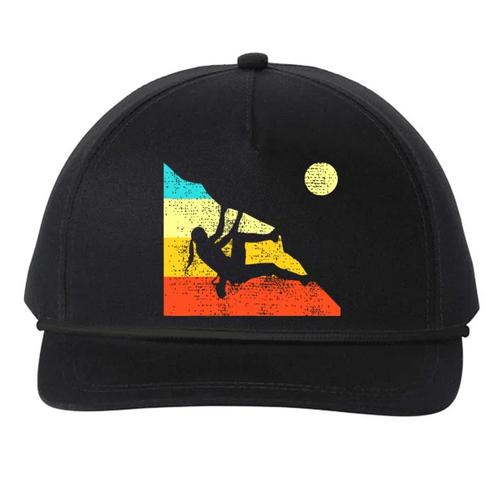 Climbing Bouldering Mountain Free Speed Girl Vintage Snapback Five-Panel Rope Hat