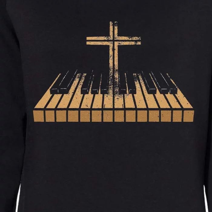 Christian Believer Musician Composer Music Piano Player Womens California Wash Sweatshirt