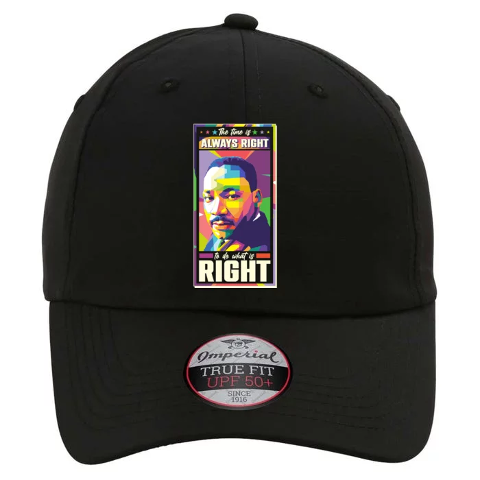 Color Block Martin Luther King The Time Is Always Right The Original Performance Cap