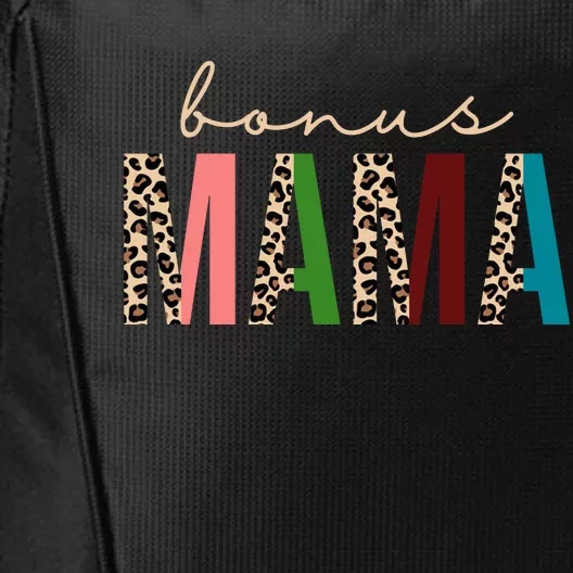 Cute Bonus Mama Leopard Pattern City Backpack