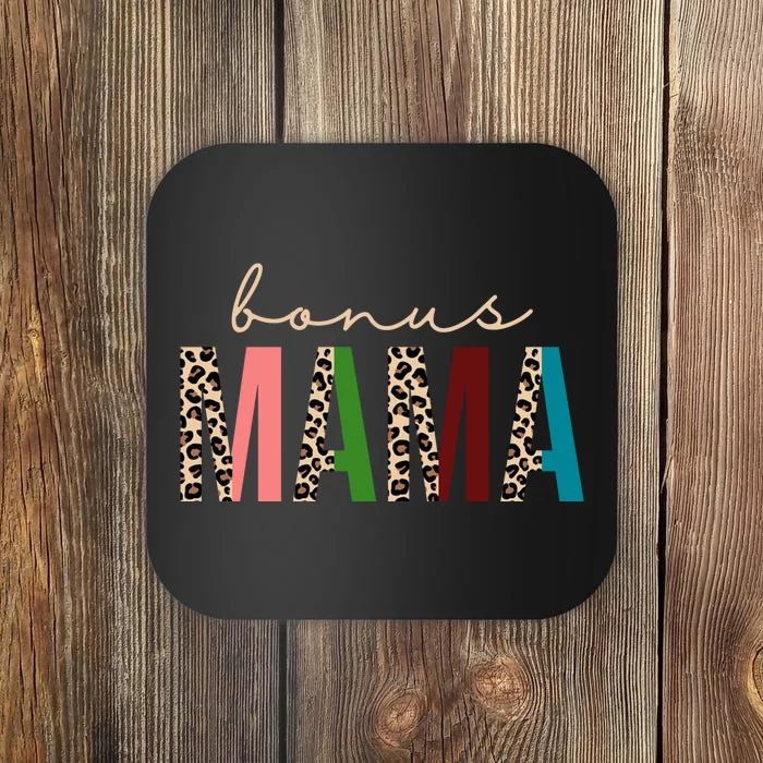 Cute Bonus Mama Leopard Pattern Coaster