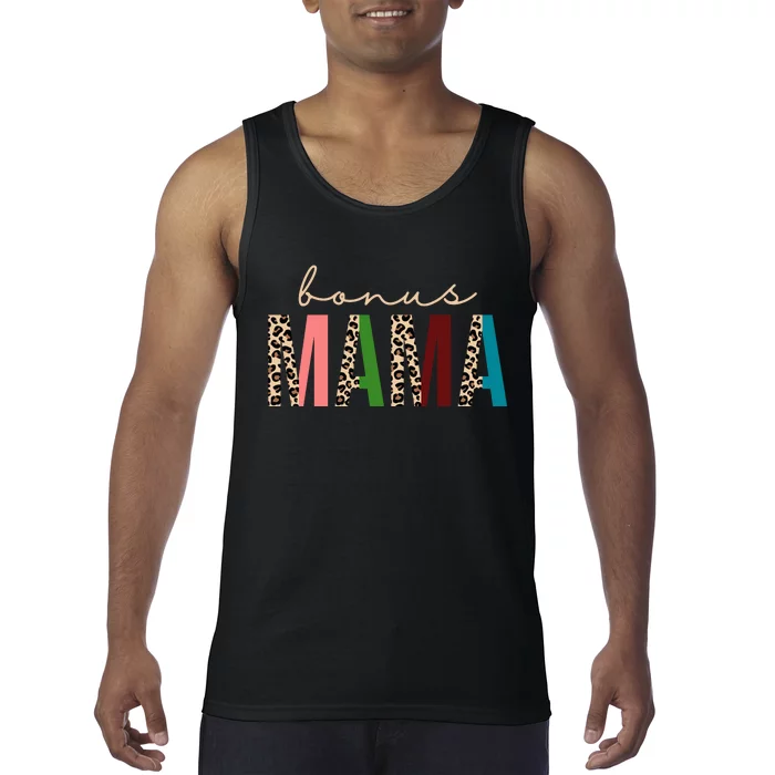 Cute Bonus Mama Leopard Pattern Tank Top