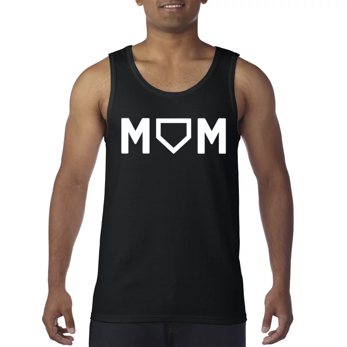 Cute Baseball Mom Favorite Player Mother's Day Gift Tank Top