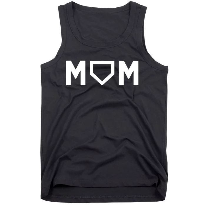 Cute Baseball Mom Favorite Player Mother's Day Gift Tank Top