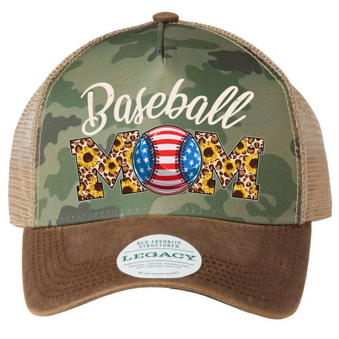 Cute Baseball Mom Baseball Fan Legacy Tie Dye Trucker Hat