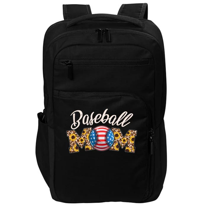 Cute Baseball Mom Baseball Fan Impact Tech Backpack