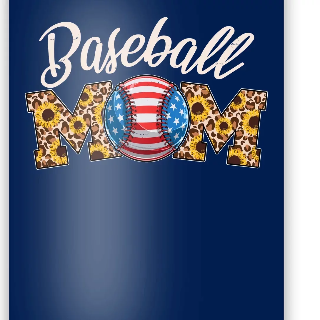 Cute Baseball Mom Baseball Fan Poster