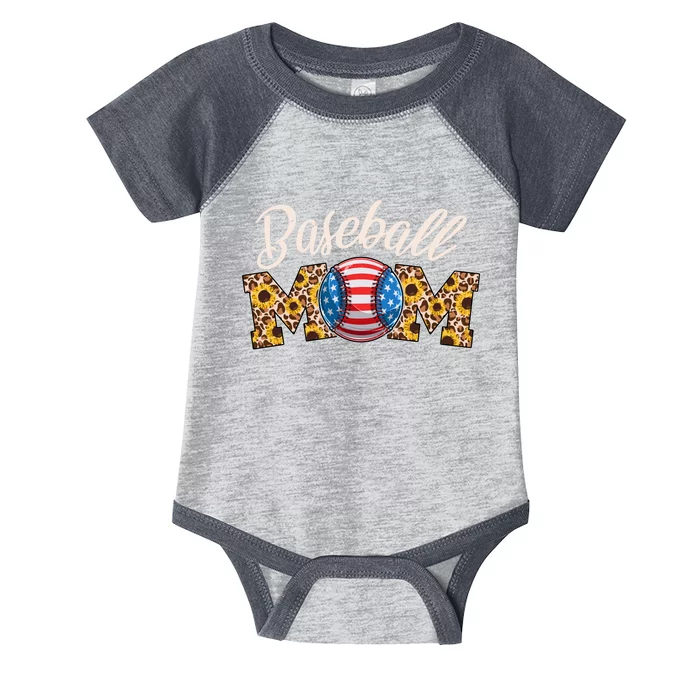 Cute Baseball Mom Baseball Fan Infant Baby Jersey Bodysuit