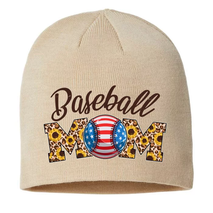 Cute Baseball Mom Baseball Fan 8 1/2in Sustainable Knit Beanie