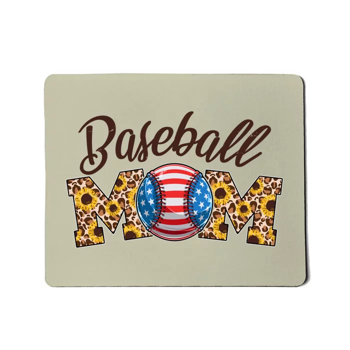 Cute Baseball Mom Baseball Fan Mousepad