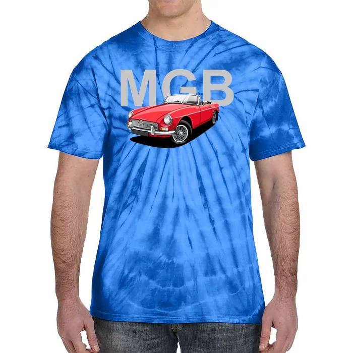 Classic British Mgb Sports Car Great Gift Tie-Dye T-Shirt