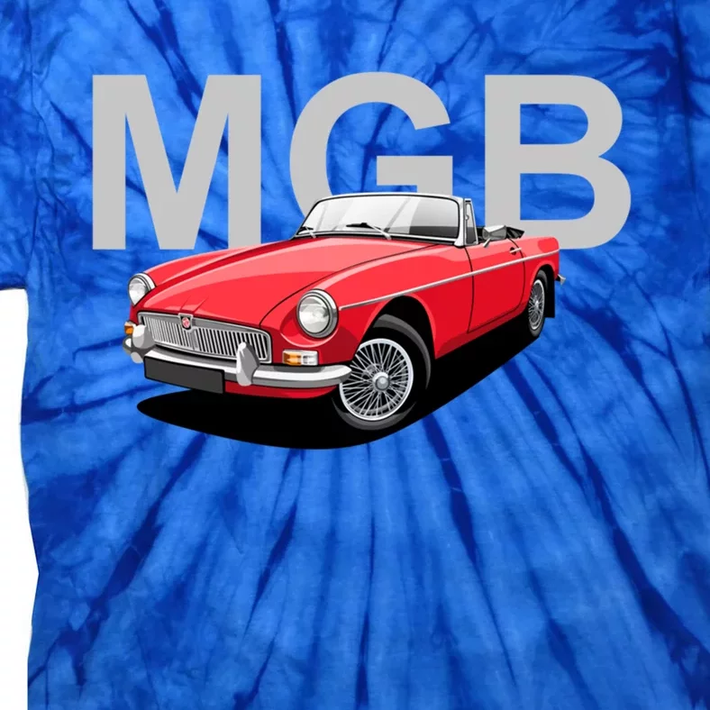 Classic British Mgb Sports Car Great Gift Tie-Dye T-Shirt