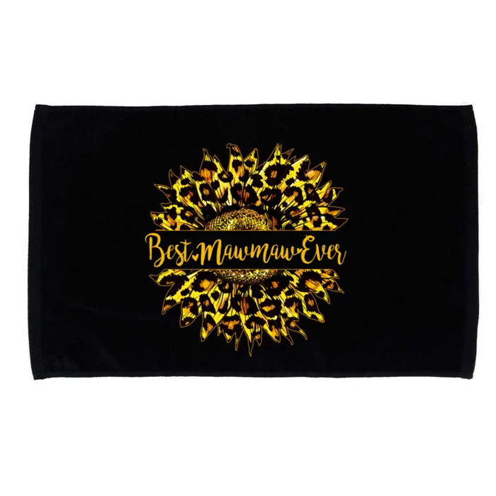 Cute Best Mawmaw Ever Happy Mother's Day Sunflower Microfiber Hand Towel