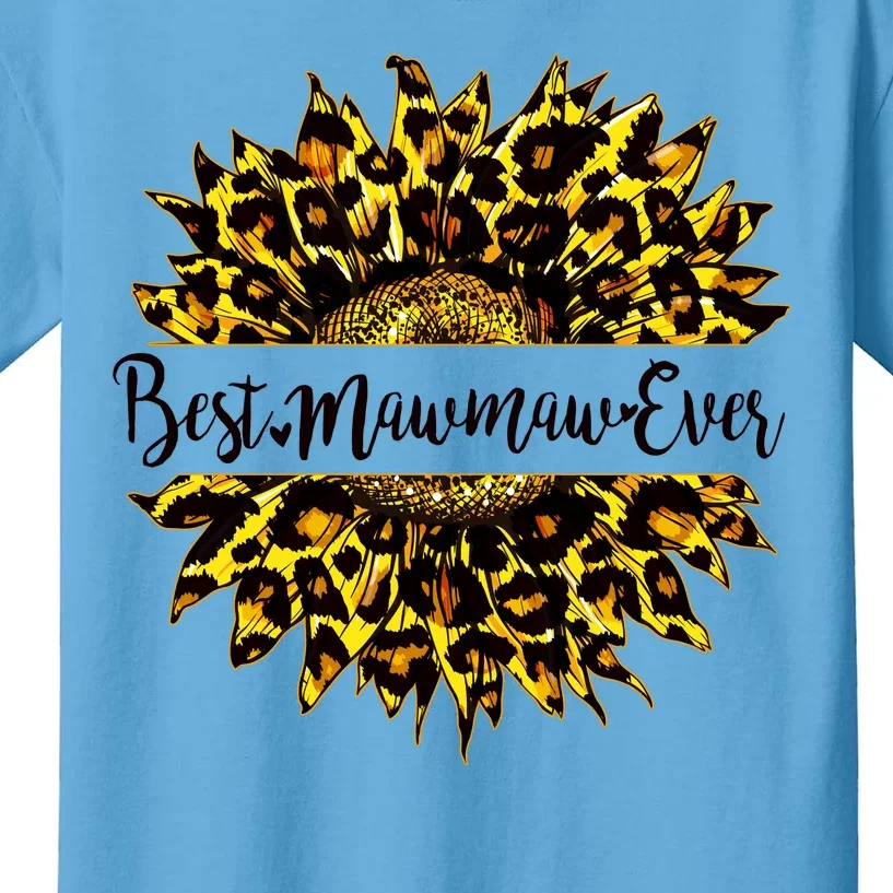 Cute Best Mawmaw Ever Happy Mother's Day Sunflower Kids T-Shirt