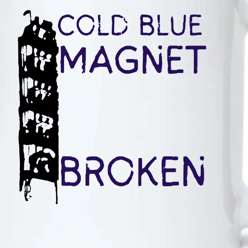 Cold Blue Magnet Broken Black Color Changing Mug