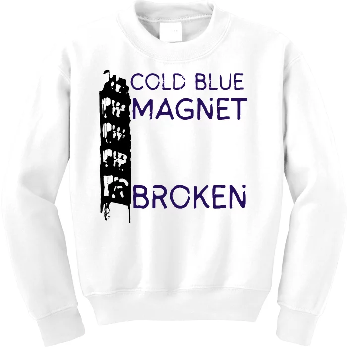 Cold Blue Magnet Broken Kids Sweatshirt