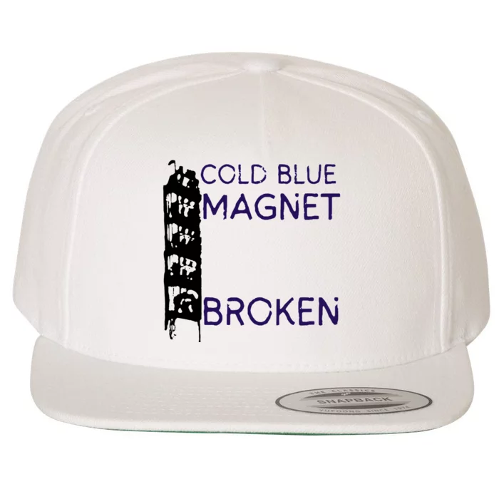 Cold Blue Magnet Broken Wool Snapback Cap