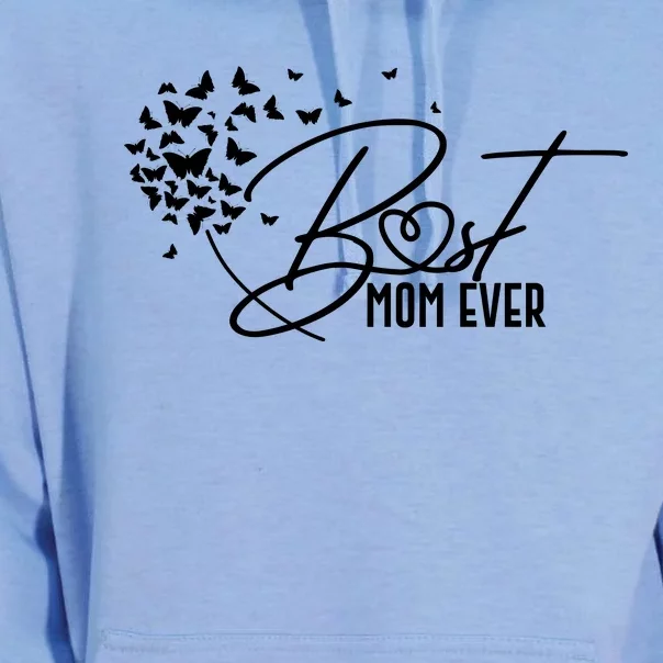 Cute Best Mom Ever Butterfly Dandelion Unisex Surf Hoodie