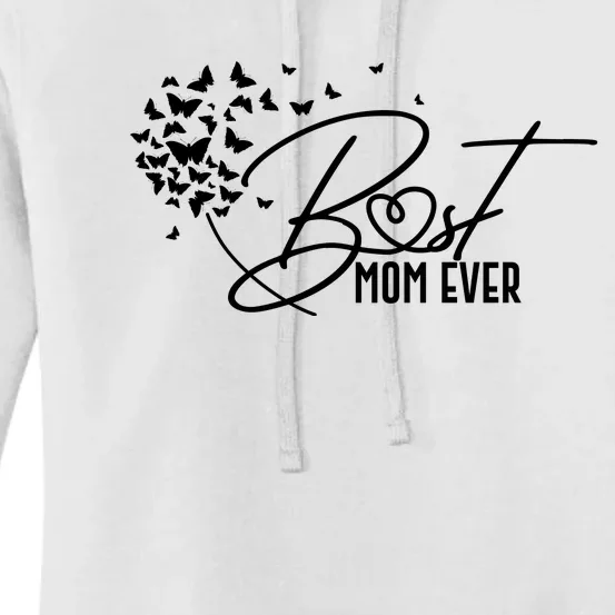 Cute Best Mom Ever Butterfly Dandelion Women's Pullover Hoodie