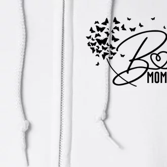 Cute Best Mom Ever Butterfly Dandelion Full Zip Hoodie