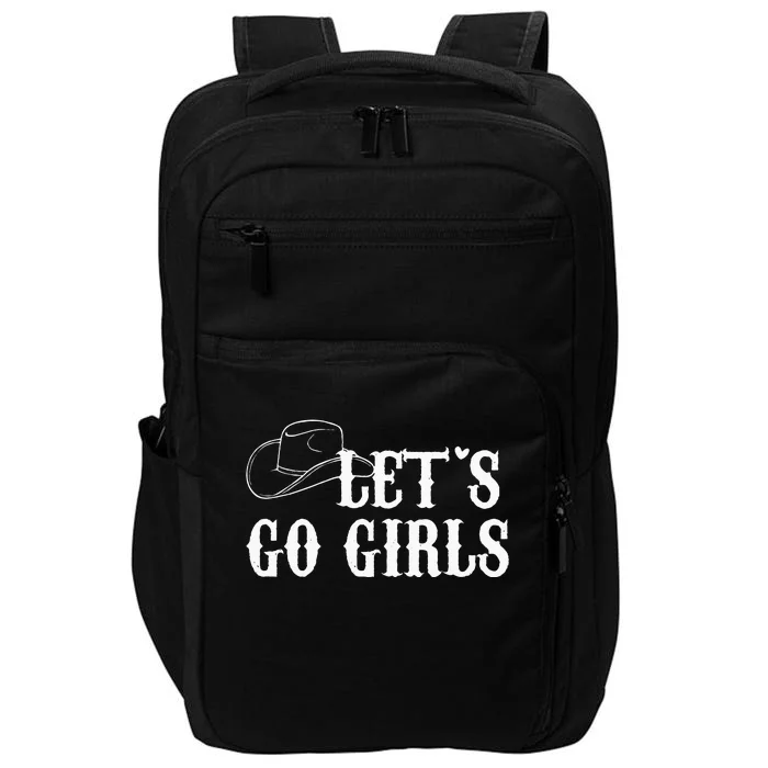 Cow Bride Nashville Bachelorette Lets Go Impact Tech Backpack