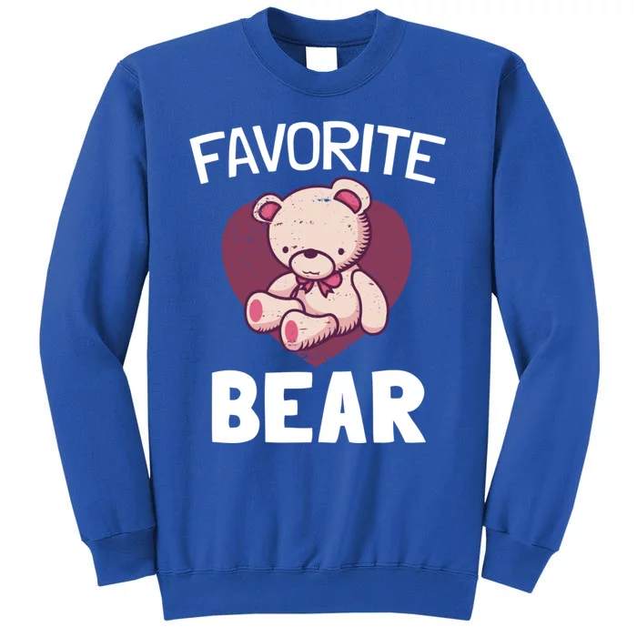 Cute Bear Nickname Heart In Love Gift For Lovers Gift Tall Sweatshirt