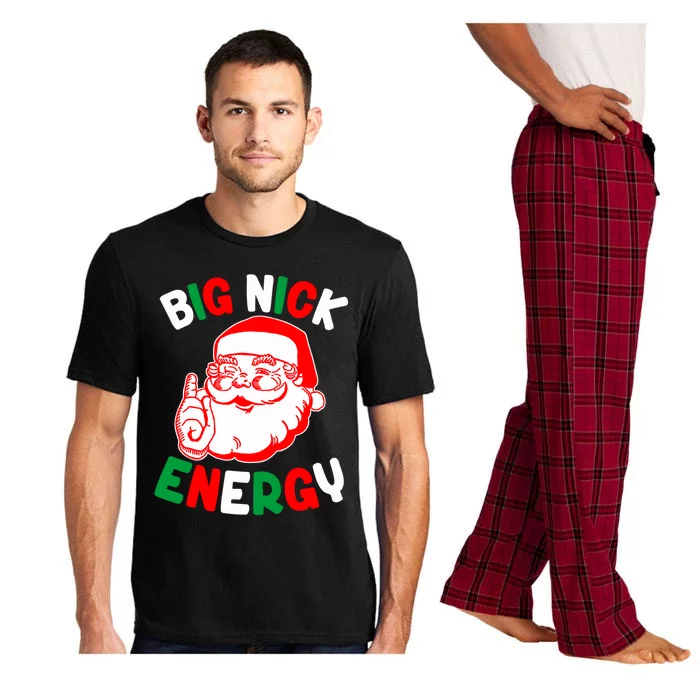 Christmas Big Nick Energy Funny Xmas Humor Santa Joke Gift Pajama Set