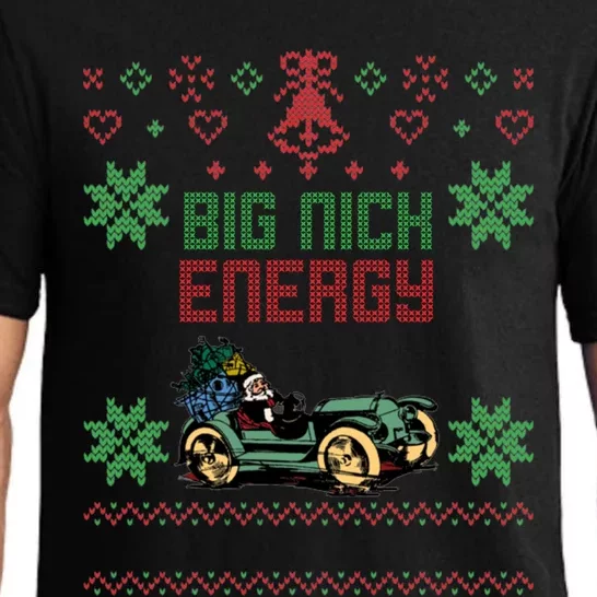 Christmas Big Nick Energy Ugly Sweater Cute Gift Pajama Set