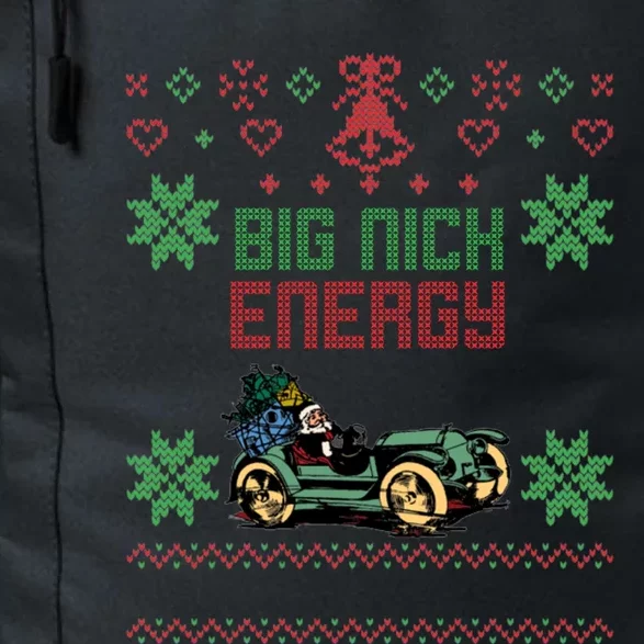 Christmas Big Nick Energy Ugly Sweater Cute Gift Daily Commute Backpack