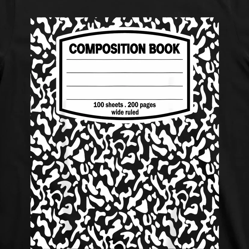 Composition Book Notebook Matching Group Halloween Teacher T-Shirt