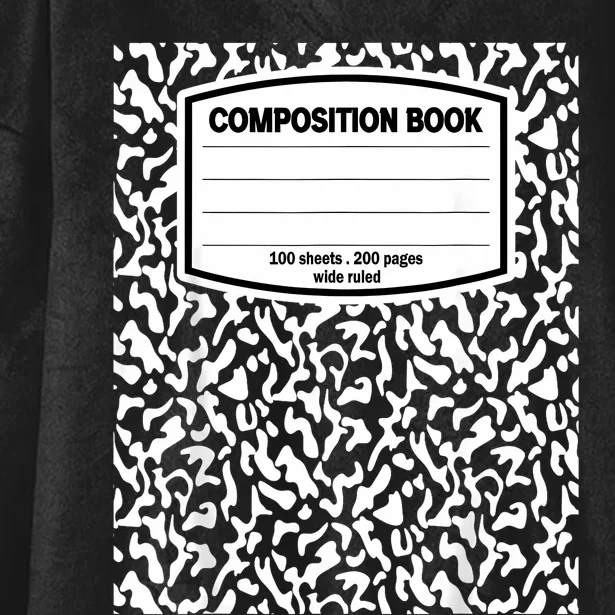 Composition Book Notebook Matching Group Halloween Teacher Hooded Wearable Blanket