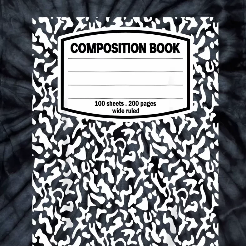 Composition Book Notebook Matching Group Halloween Teacher Tie-Dye T-Shirt