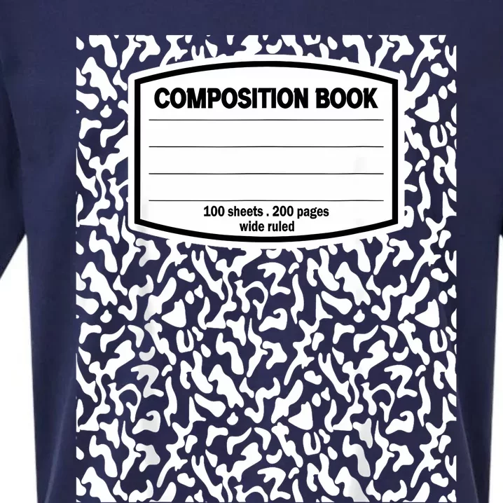 Composition Book Notebook Matching Group Halloween Teacher Sueded Cloud Jersey T-Shirt