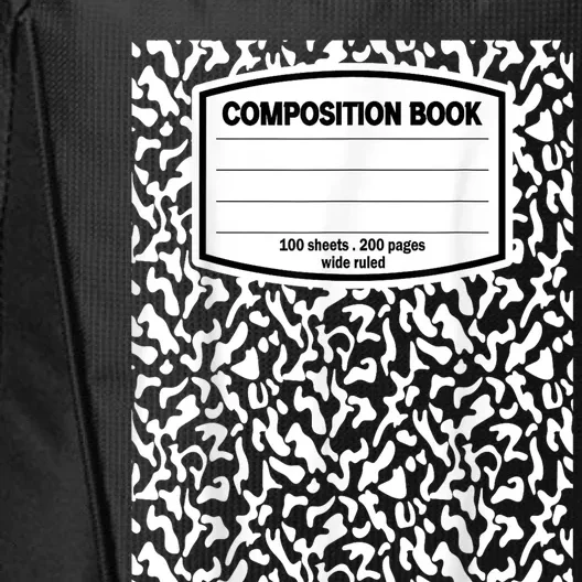 Composition Book Notebook Matching Group Halloween Teacher City Backpack