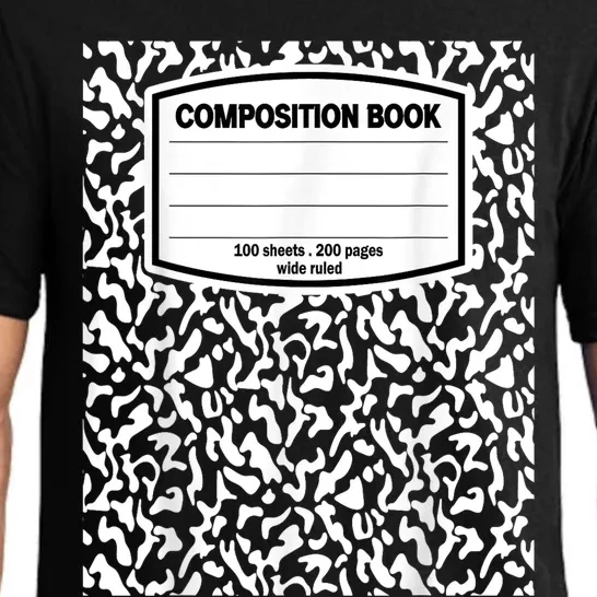 Composition Book Notebook Matching Group Halloween Teacher Pajama Set