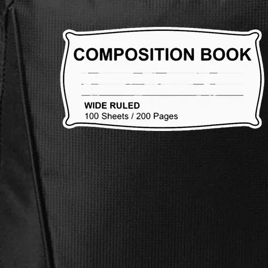 Composition Book Notebook Teachers Halloween Group Costume City Backpack