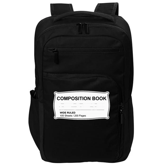 Composition Book Notebook Teachers Halloween Group Costume Impact Tech Backpack